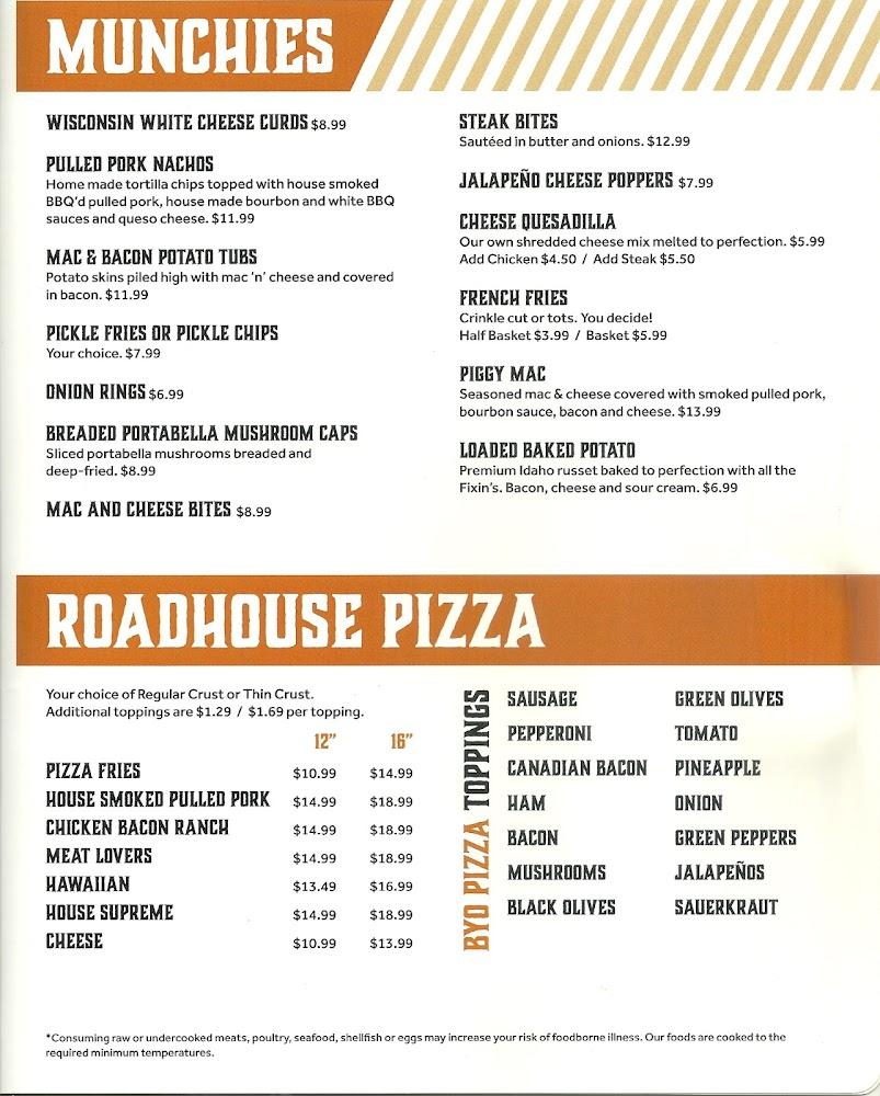 Roadhouse 25 Menu image 1