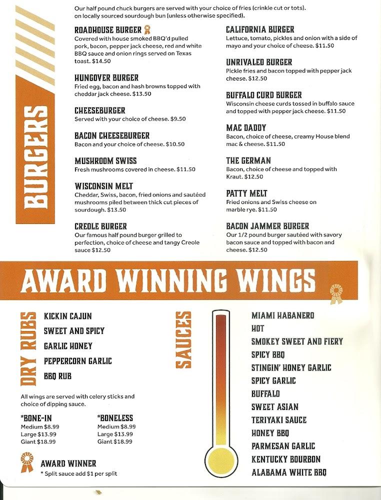 Roadhouse 25 Menu image 2